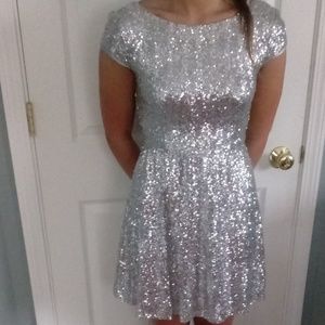Silver dress